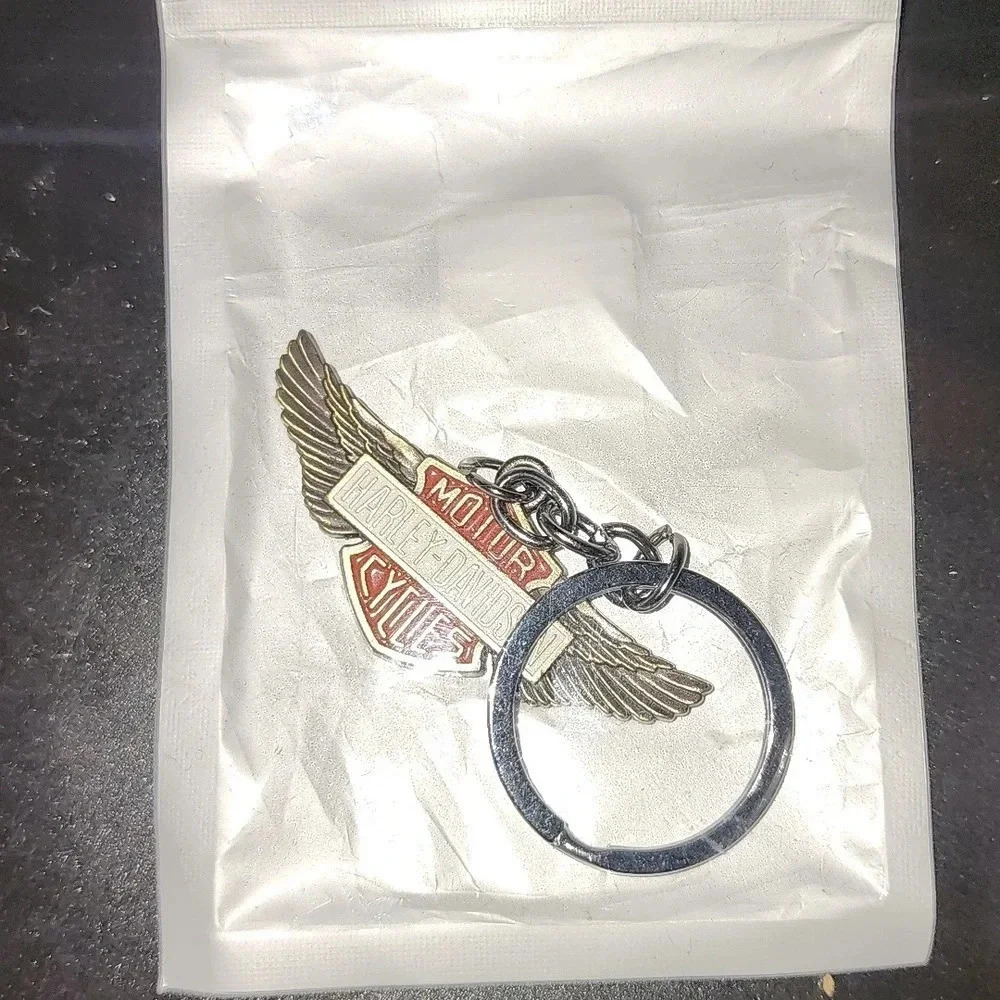 Harley-Davidson Key Chain with Key Ring - Picture 3 of 3